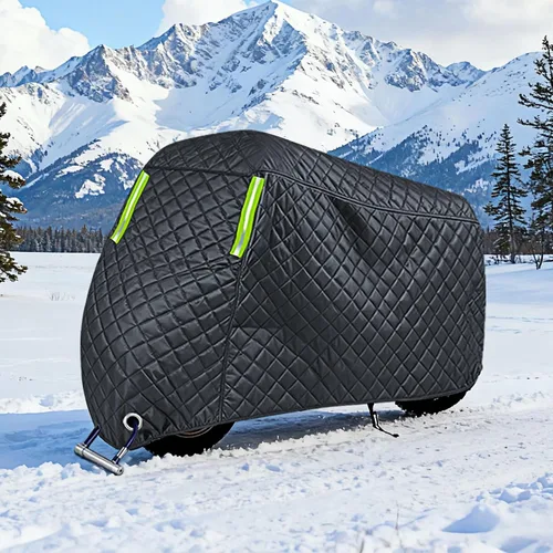 Miniatura 2 de Hail Protector Motorcycle Cover for Yamaha FZ1, Heavy-Duty Motorbike rain Covers Keep Vehicle Clean ，Scratch-Resistant Flame-Retardant Snow-Proof