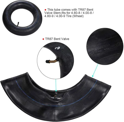Miniatura 3 de HIFROM Tubos interiores de repuesto de alta calidad de 8 pulgadas y 9 pulgadas con vástago de válvula doblado TR87 de repuesto para mini motos