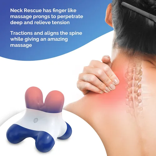 Miniatura 3 de Masajeador de cuello de punto gatillo para aliviar el dolor de cuello, herramienta de liberación occipital, diseño único que se dirige a la tensión