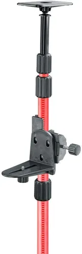 Miniatura 2 de Firecore Poste láser telescópico de 13 pies/4m con montaje láser de 1/4 pulgadas por 20 pulgadas, poste de montaje de nivel láser ajustable