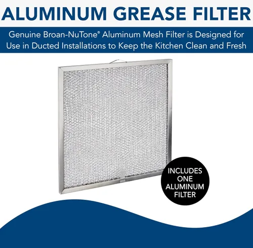 Miniatura 3 de Broan-NuTone Filtro de aluminio para campanas extractoras de la serie QT20000, filtro de grasa de escape de cocina, filtro de aire de ventilación