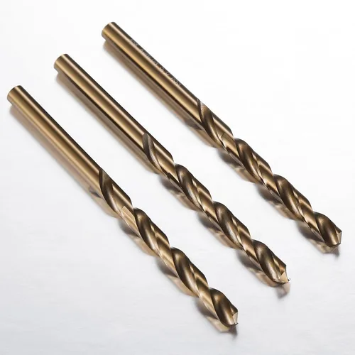 Miniatura 3 de Wensilon Broca de cobalto de 1/2 pulgada (5 unidades), juego de brocas de metal M35 HSS para madera, metal duro, acero inoxidable, acero cobalto M35