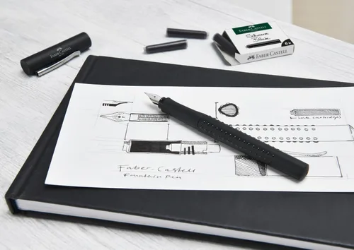 Miniatura 3 de Faber-Castell 185506 Cartuchos de tinta estándar Negro estándar