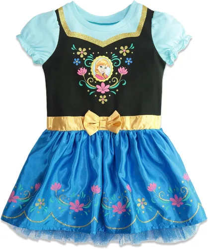 Miniatura 3 de Disney Vestido de piel de princesa Anna Elsa congelado de bebé a niño grande