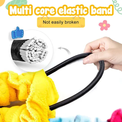 Miniatura 4 de Integraciones de banda elástica cooperativa de forro polar elástico, movimiento dinámico, ejercicio de látex, 6 pies, accesorio de movimiento