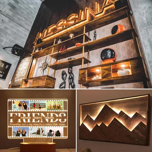 Miniatura 2 de echosari Tira de luces USB 5V, tira de luces LED de 9.8 pies con 180 luces LED cortables, cada 2835 SMD, superbrillante con autoadhesivo DIY