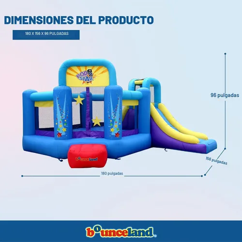 Miniatura 2 de Castillo hinchable Bounceland Pop Star.