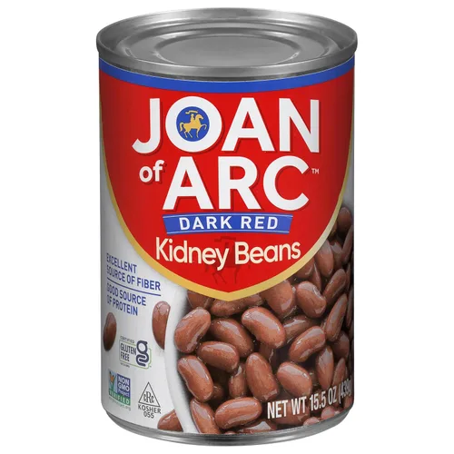 Miniatura 19 de Joan of Arc Beans, Riñón rojo claro, sin sal añadida, 15.5 onzas (paquete de 12)