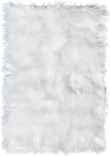 Miniatura 9 de Super Area Rugs - Alfombra de piel de oveja suave y esponjosa Blanco