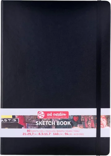 Miniatura 5 de Talens Art Creation Cuaderno de bocetos negro 9X14 cm, 140 gramos (9314001M)