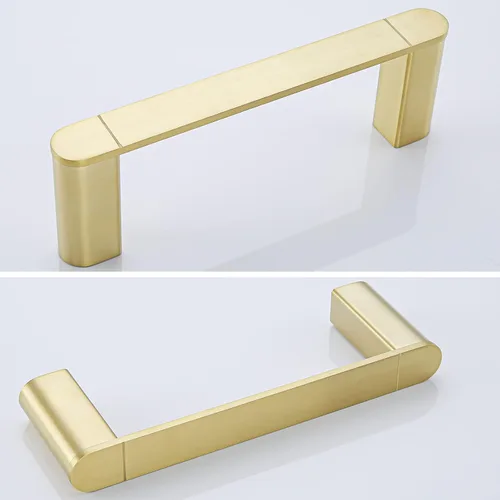 Miniatura 4 de RANDOM Toallero dorado cepillado de 9 pulgadas, toallero dorado para baño, toallero de cocina y paños de cocina, toallero de acero inoxidable SUS304