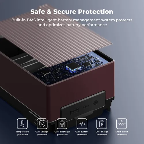Miniatura 6 de K&F CONCEPT Batería V Mount, Batería V-Mount de 99Wh 6700mAh con carga rápida USB-C PD de 100W, con Dual D-TAP/A/USB-C/DC/Pantalla TFT/Luz