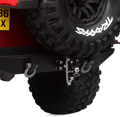 Miniatura 5 de INJORA Escala 1/10 Accesorios RC Gancho de remolque Receptor de enganche de caída, para RC Crawler TRX4 Axial SCX10 90046 (sin hebilla de bola)