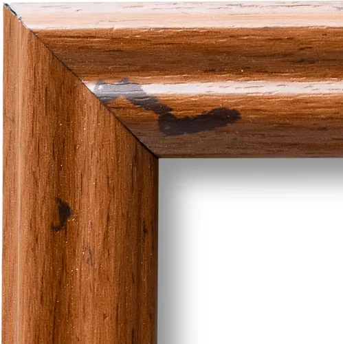 Miniatura 5 de Marco de Fotos de Roble Desgastado 11x14.75" Pulgadas de Ancho - Marcos de Fotos Americanos Hechos a Mano de Madera Sólida con Colgadores