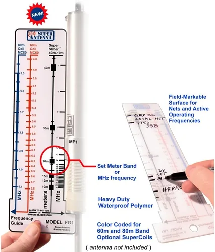 Miniatura 2 de FG1 Frequency Guide HF SWR Ruler for MP1 ham Radio Amateur