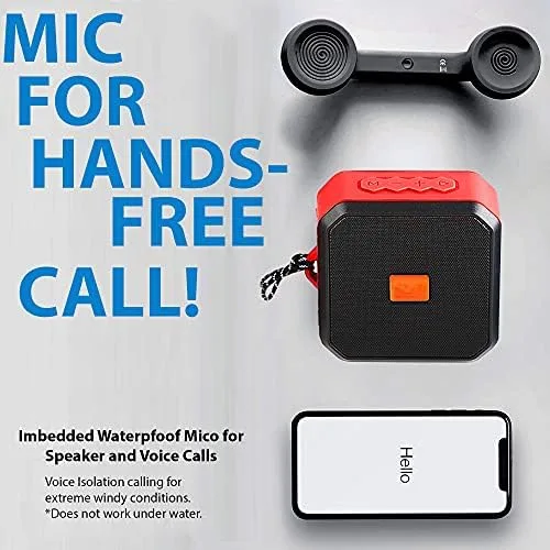 Miniatura 3 de Altavoz IPX7 compatible con tu Fly Thunder IQ4405 Quad con tiempo de reproducción impermeable de 13 horas, para viajes en interiores y exteriores