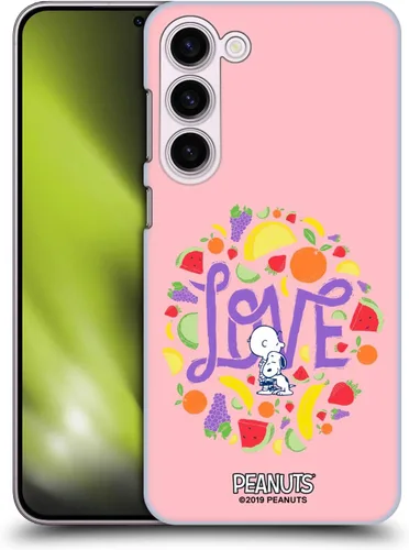 Miniatura 48 de Head Case Designs Funda rígida con licencia oficial de Peanuts Eat Sleep Snoopy Naturally Sweet compatible con Samsung Galaxy S23 Ultra 5G Comer