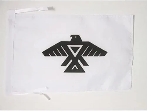 Miniatura 923 de Bandera de México AZ FLAG, 45.7 x 30.5 cm, con cordones - Pequeñas banderas mexicanas de 30 x 45 cm - Bandera de 45.7 x 30.5 cm