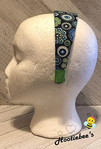 Miniatura 3 de Lime and Teal Floral Headband