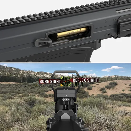 Miniatura 6 de Feyachi Bore Sight 9MM/223 5.56/12GA Punto Rojo Laser Zeroing Bore Sighter Pistola Laser Boresighter con 3 Juegos Latón