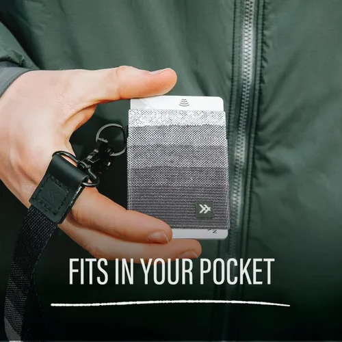 Miniatura 4 de Thread Wallets - Cartera minimalista delgada con bolsillo frontal para tarjetas de crédito