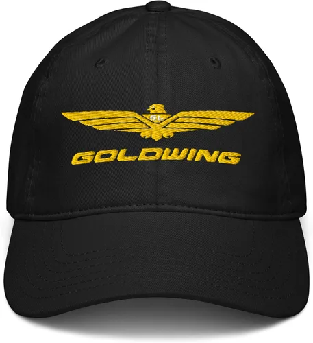 Miniatura 2 de Honda Gorro de béisbol ajustable con logotipo de Goldwing, Azul marino