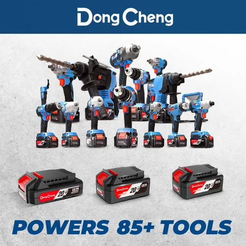 Miniatura 9 de Dong Cheng Amoladora angular inalámbrica de 20 V 4-1/2 pulgadas, 9000 RPM con velocidad variable, interruptor deslizante, protección DSC