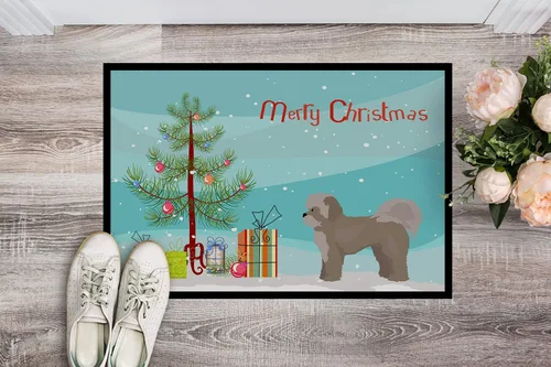 Miniatura 145 de Caroline's Treasures CK3799MAT Akita Shepherd - Tapete de árbol de Navidad de 18 x 27 pulgadas, tapete para puerta delantera, interior y exterior