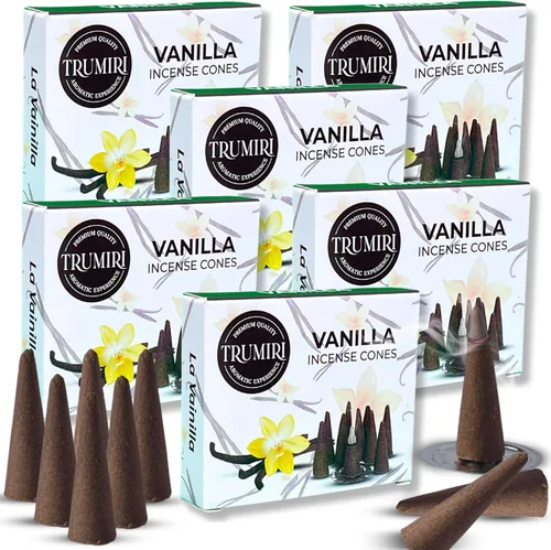 Miniatura 40 de TRUMIRI Incienso ámbar – Paquete de 20 conos (2 x 10) – Incienso de cono perfumado