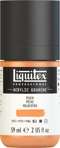 Miniatura 12 de Liquitex Professional - Gouache acrílico profesional, botella de 2 onzas (59 ml), blanco titanio