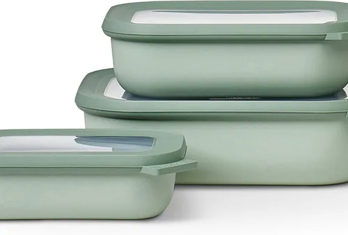 Miniatura 11 de Mepal Juego de 3 piezas Cirqula Multi Bowl - Contenedor de almacenamiento de alimentos con tapa - Adecuado como caja de almacenamiento hermética