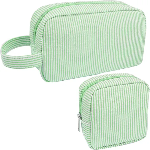 Miniatura 27 de 2 mini bolsas de maquillaje, pequeñas bolsas de maquillaje para bolso, bolsa de cosméticos con bolsillos deslizantes, pequeña bolsa de aseo de viaje