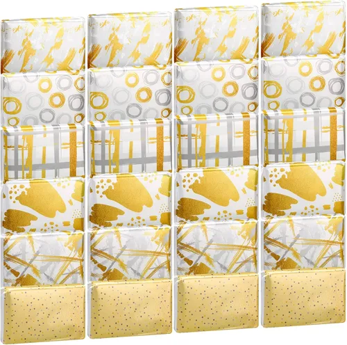 Miniatura 17 de 24 paquetes de pañuelos de bolsillo de tamaño viaje, paquetes delgados de 3 capas de bolsillo de tamaño monedero, pañuelos de bolsillo para viajes