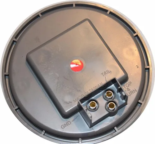 Miniatura 4 de Juego de 4 luces LED redondas AutoSmart KL-25108RK de 4 pulgadas para remolque de camión