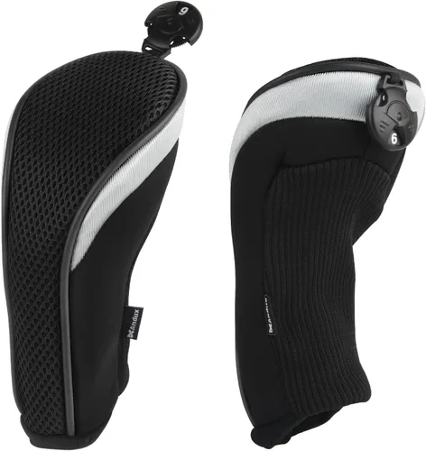 Miniatura 7 de Andux – Fundas de cabeza de palo de golf híbridos set de 4 con intercambiable Número Etiquetas con Dial No. Etiqueta Tubería de colores todos