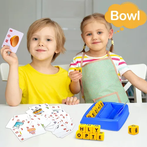 Miniatura 6 de Fenikso - Juego de combinación de letras, ortografía del alfabeto y lectura de palabras, reconocimiento de objetos y colores, juguete educativo