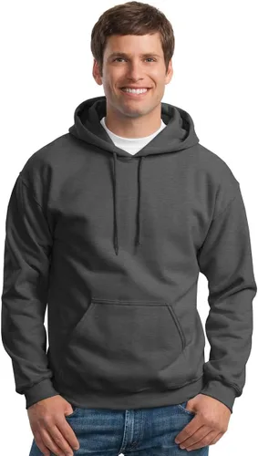 Miniatura 32 de Gildan - Sudadera con capucha para hombre, mezcla pesada, cordón de ajuste, Rosa de seguridad