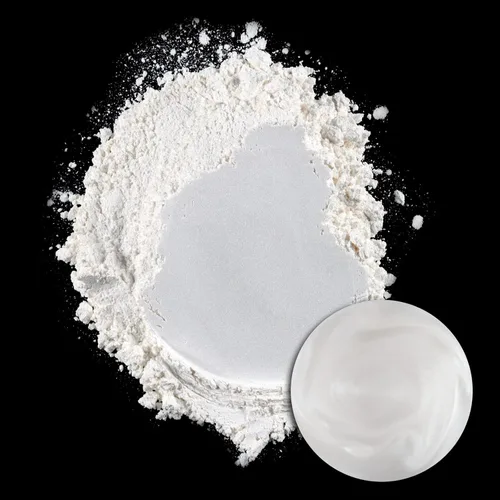Miniatura 2 de Ceya Polvo Mica, 150g/ 5.3oz Pigmento de Colorante de Efecto Perlado Blanco de Porcelana para Resina Epóxica, Vasos, Sustancia Pegajosa, Bomba