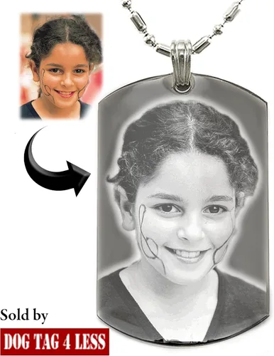 Miniatura 7 de Chapitas personalizadas con fototexto grabado Personalice la chapita con su imagen texto Grabado gratuito Regalo ideal para San Valentín día