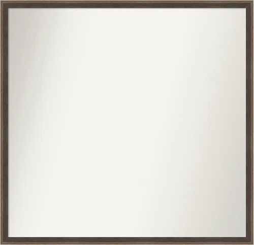 Miniatura 31 de Amanti Art Brown Bathroom Mirror for Over Sink, 23x41 Custom Made Hardwood Wedge Mocha Rectangle Vanity Mirror, Large Modern Wood Frame, Hangs