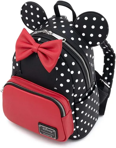 Miniatura 2 de Loungefly Disney Minnie Mouse - Bolso de hombro con doble correa para mujer Multi