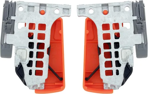 Miniatura 4 de Blum Tandem front-locking dispositivo estándar para B563 y de plástico naranja B569 Series (Pack de 5 pares)