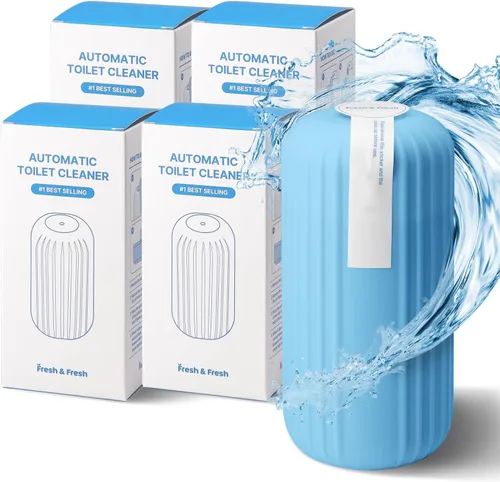Miniatura 29 de Fresh & Fresh Limpiadores automáticos para inodoros – 3 botellas (hasta 2500 descargas/botella), limpiador comercial y residencial de 3 a 4 meses