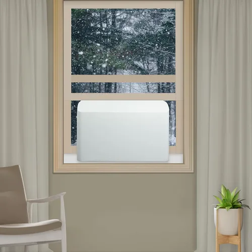 Miniatura 6 de Cubierta de aire acondicionado interior para unidades de aire acondicionado en forma de U, diseño duradero y resistente al viento para unidad de CA