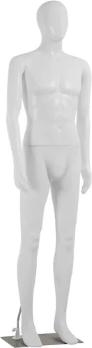 Miniatura 13 de Maniquí femenino, torso de maniquí, medio cuerpo, 49.6-63.4 pulgadas, modelo de vestido de costura, soporte de maniquí de exhibición