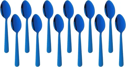 Miniatura 8 de Juego de 12 cucharas de café Demitasse de acero inoxidable, mini cuchara de 4.5 pulgadas, pequeñas cucharas de espresso para café, azúcar, postre