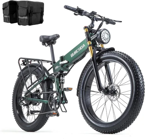Miniatura 13 de 2026 AWD Electric Bike for Adults Dual Motor 5000W/3000W/1500W Peak 40MPH/30MPH Fast Ebike, Up to 65 /90 /160 Miles Long Range, 26" Full Suspension