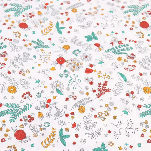 Miniatura 6 de Fundas de almohada florales tamaño estándar, 100% algodón, fundas de almohada blancas con cierre de sobre, 20 x 30 pulgadas