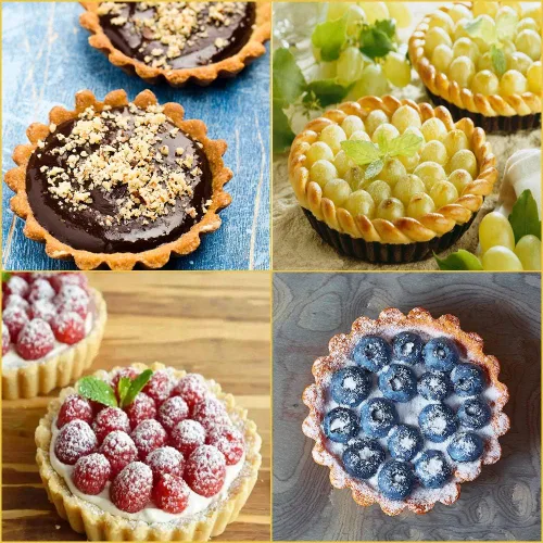 Miniatura 7 de Juego de 6 mini sartenes para tartas, antiadherentes de 4 pulgadas, sartén inferior extraíble para tartas, quiche para hornear, pasteles de queso