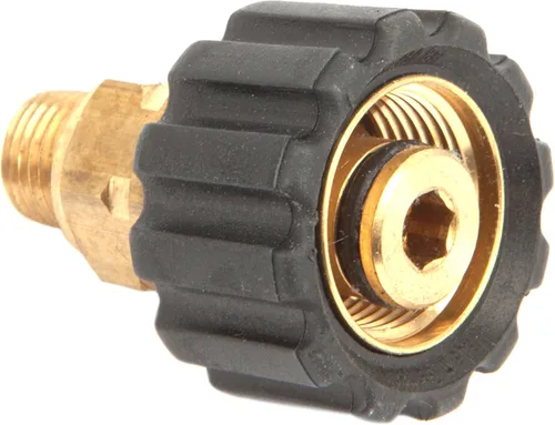 Miniatura 3 de Forney 75107 Accesorios para lavadora a presión, acoplamiento de tornillo macho, M22F a NPT macho de 1/4 pulgadas